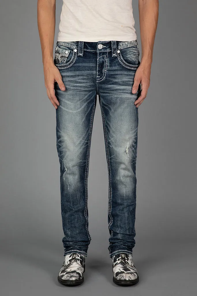 Ari Alt Straight Jeans sold by Rock Revival product image thumbnail 3