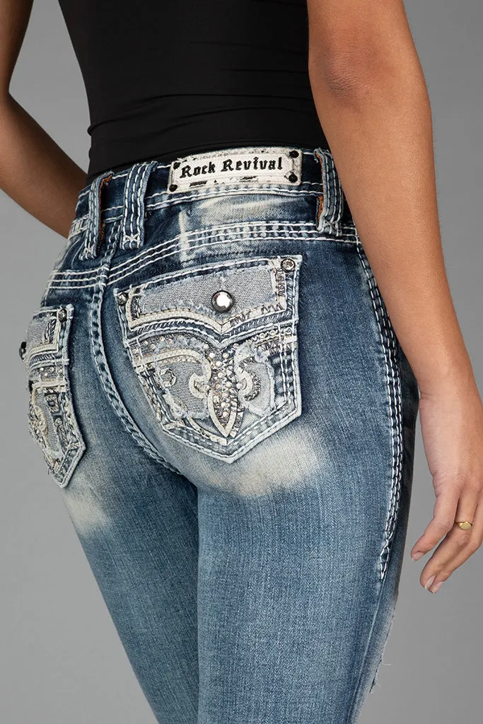Roselia Bootcut Jeans sold by Rock Revival product image thumbnail 4