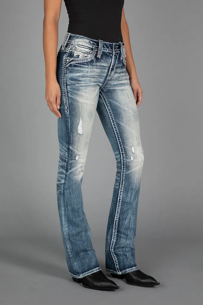 Roselia Bootcut Jeans sold by Rock Revival product image thumbnail 2