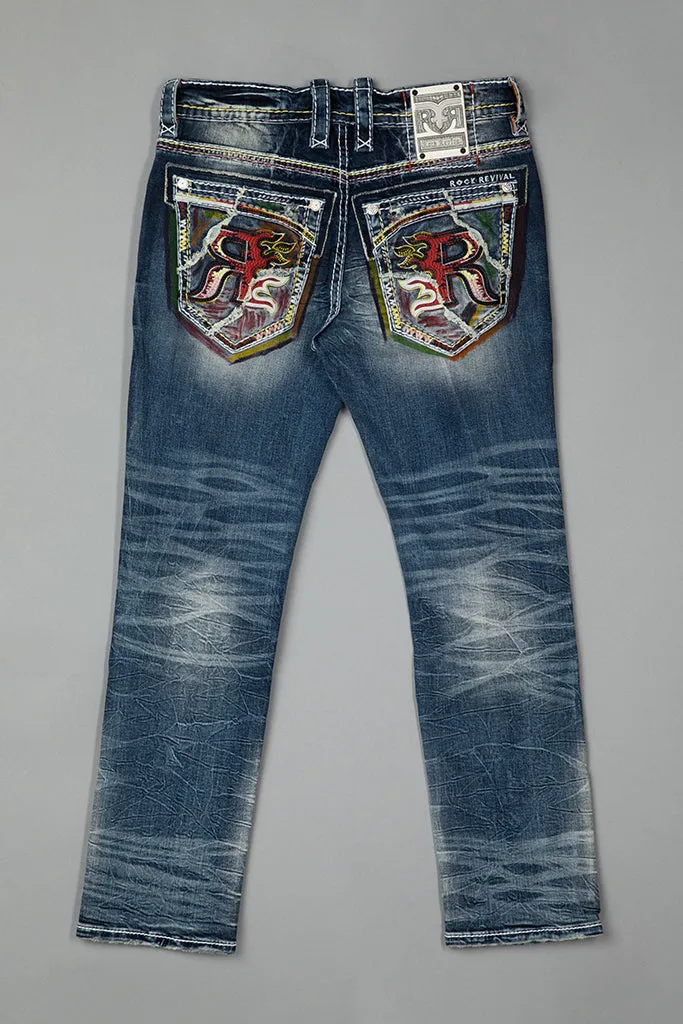 Denny Straight Jeans sold by Rock Revival product image thumbnail 4
