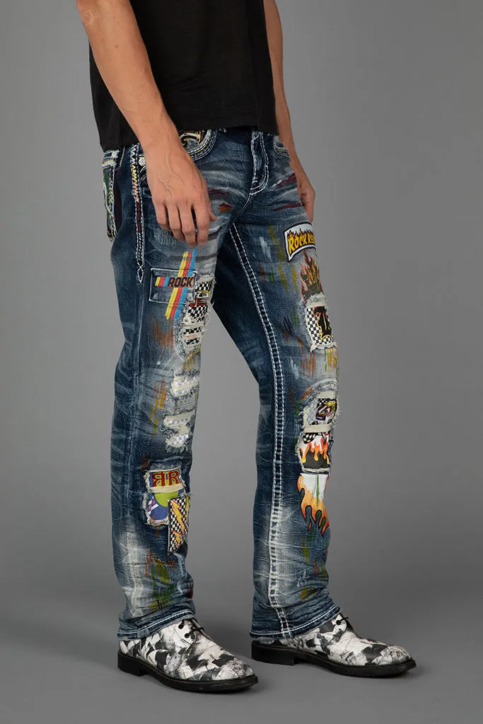 Denny Straight Jeans sold by Rock Revival product image thumbnail 2