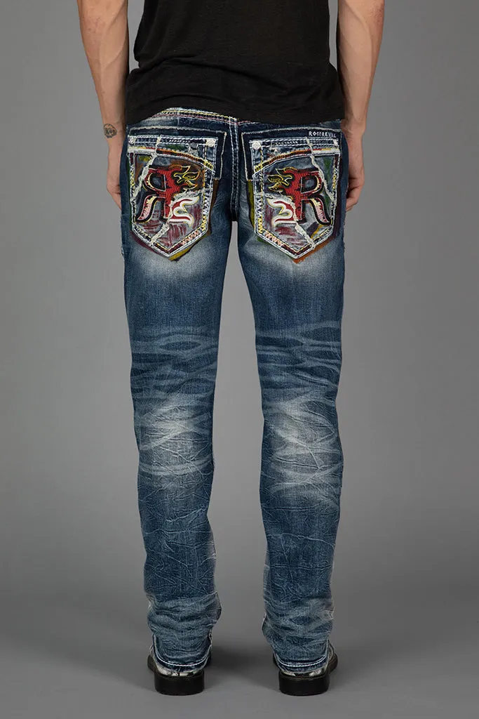 Denny Straight Jeans sold by Rock Revival product image thumbnail 3