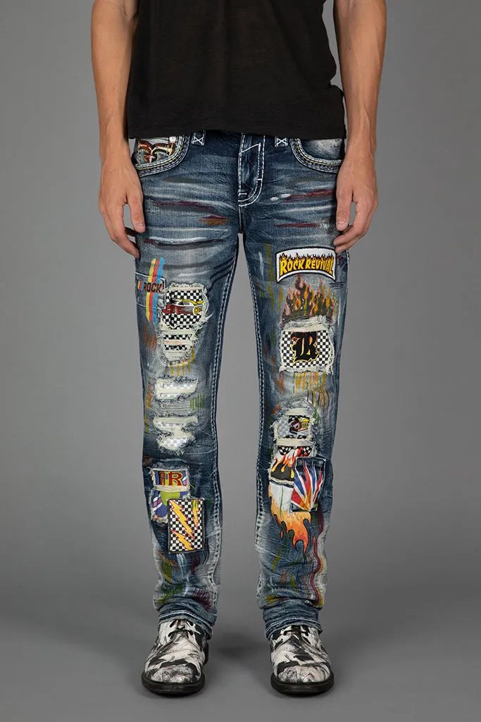 Denny Straight Jeans sold by Rock Revival