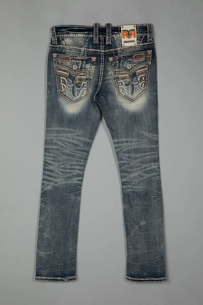 Hadriel Alt Straight Jeans sold by Rock Revival product image thumbnail 4