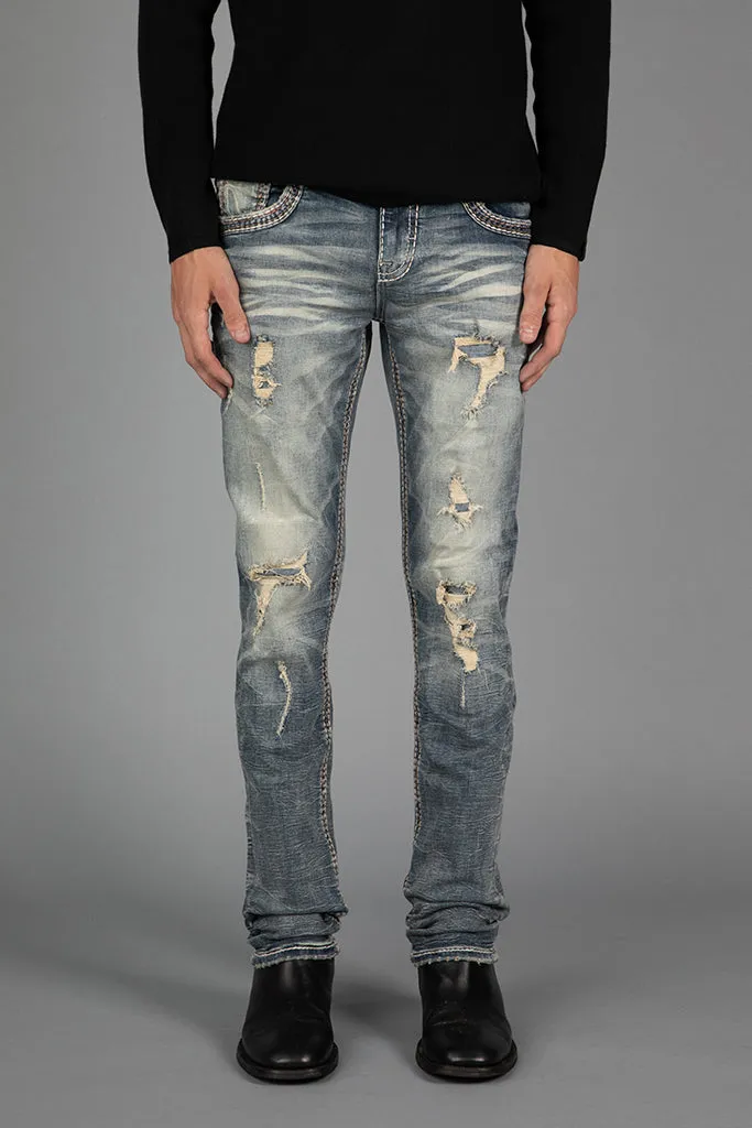 Hadriel Alt Straight Jeans sold by Rock Revival product image thumbnail 3