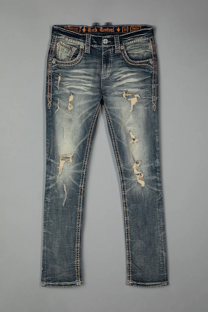 Hadriel Alt Straight Jeans sold by Rock Revival product image thumbnail 5