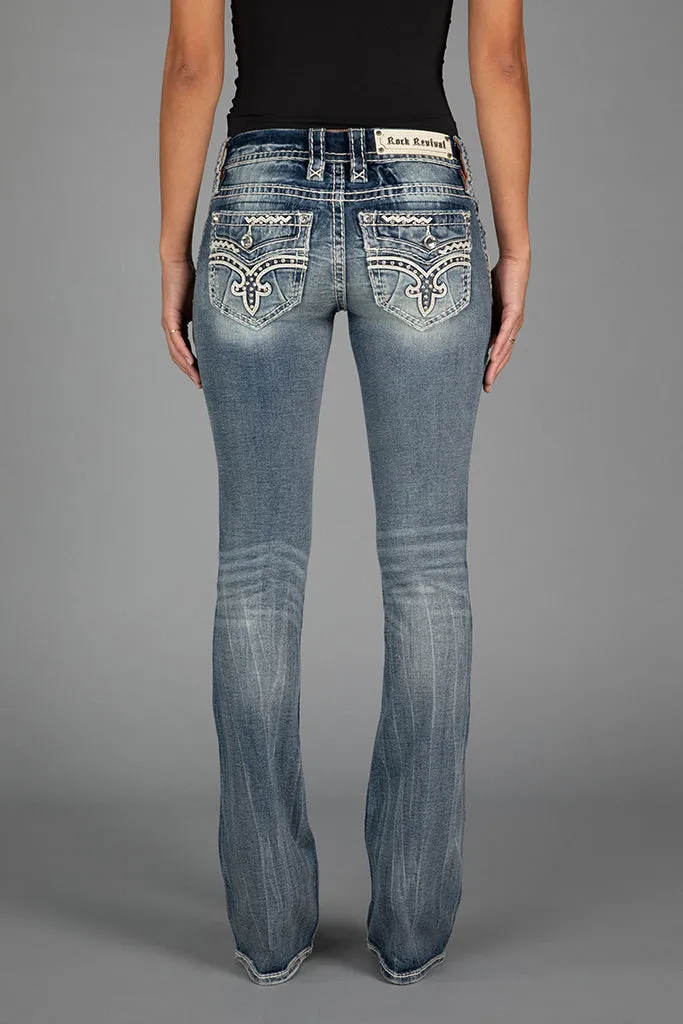 Lesia Low-Rise Bootcut Jeans sold by Rock Revival product image thumbnail 3