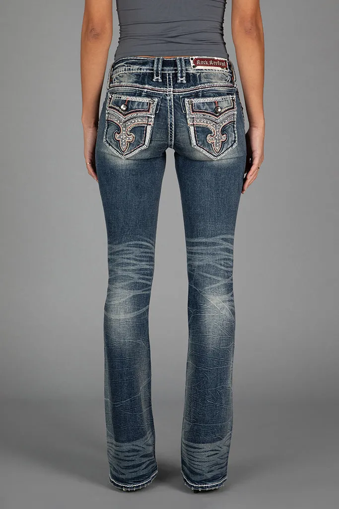 Jane Low-Rise Bootcut Jeans sold by Rock Revival product image thumbnail 3