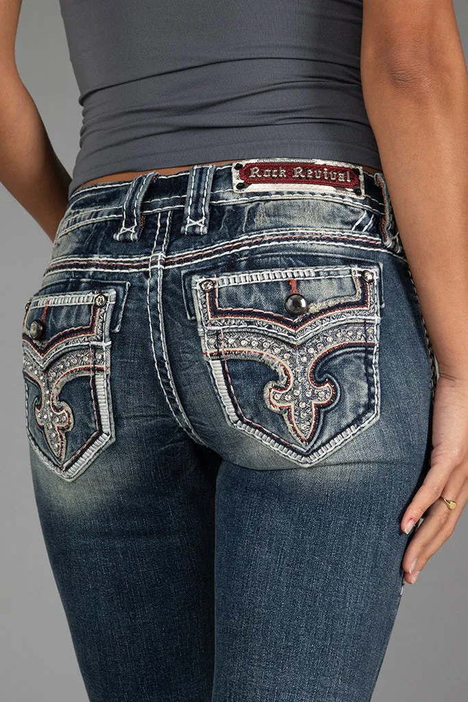 Jane Low-Rise Bootcut Jeans sold by Rock Revival product image thumbnail 4