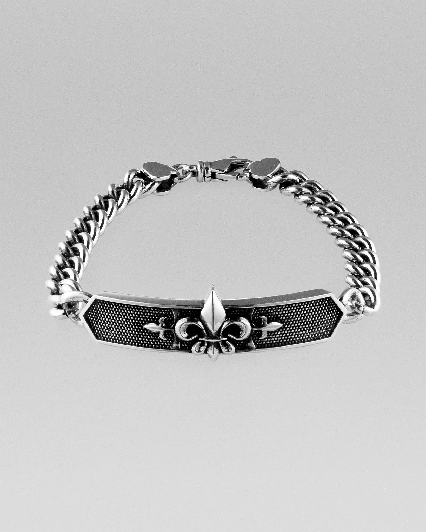 Fleur De Lis ID Bracelet sold by Rock Revival