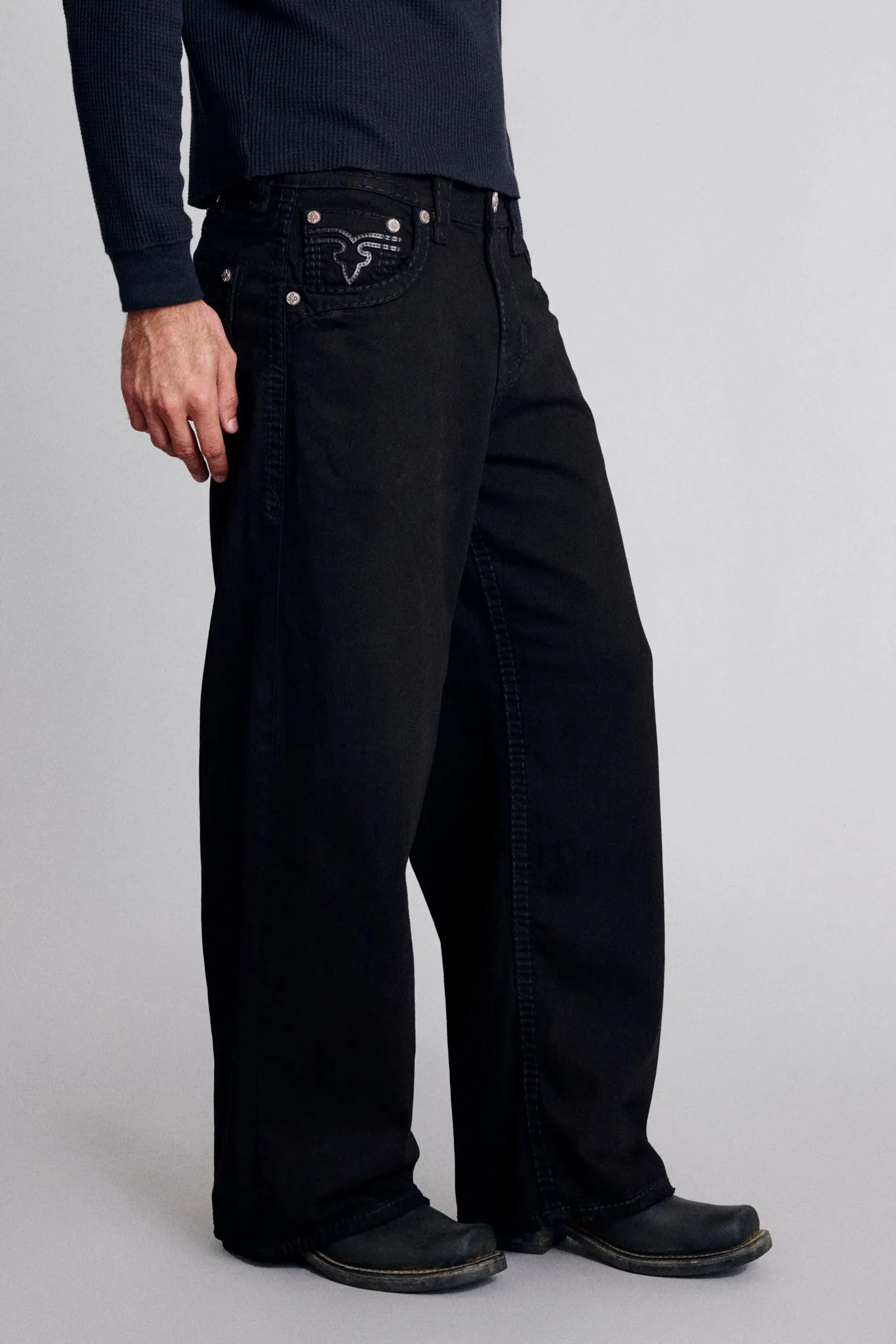 Newton Oversized Fit Jeans sold by Rock Revival product image thumbnail 4
