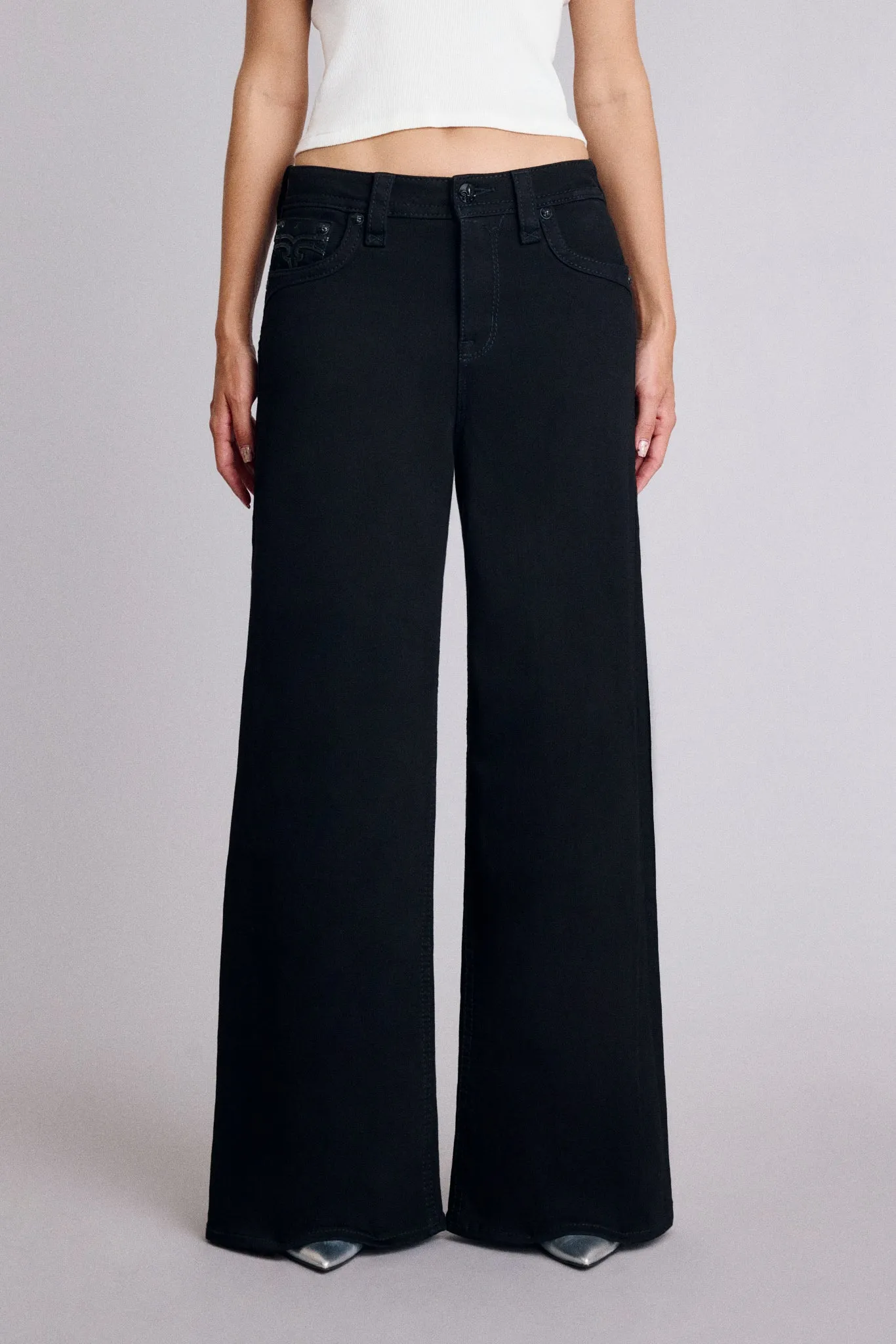 Alivia Oversized Wide-Leg Jeans sold by Rock Revival product image thumbnail 3