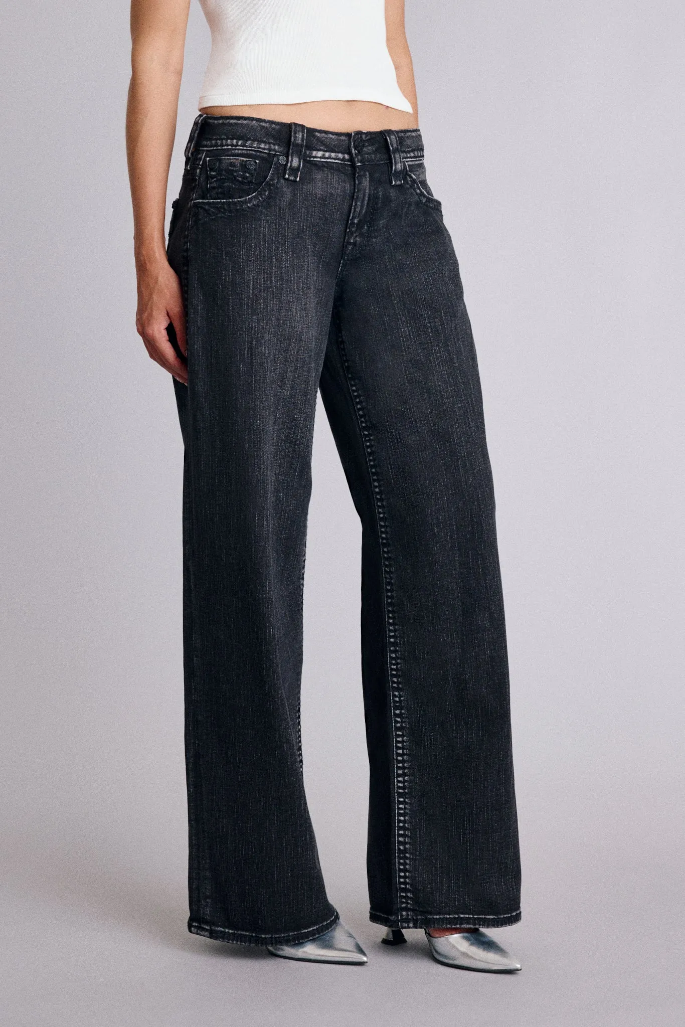 Titania Low-Rise Wide-Leg Jeans sold by Rock Revival product image thumbnail 2