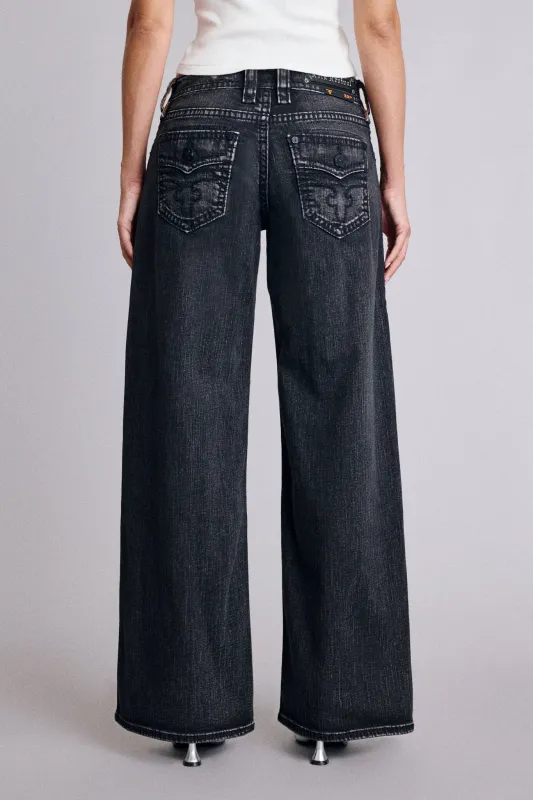 Titania Low-Rise Wide-Leg Jeans sold by Rock Revival