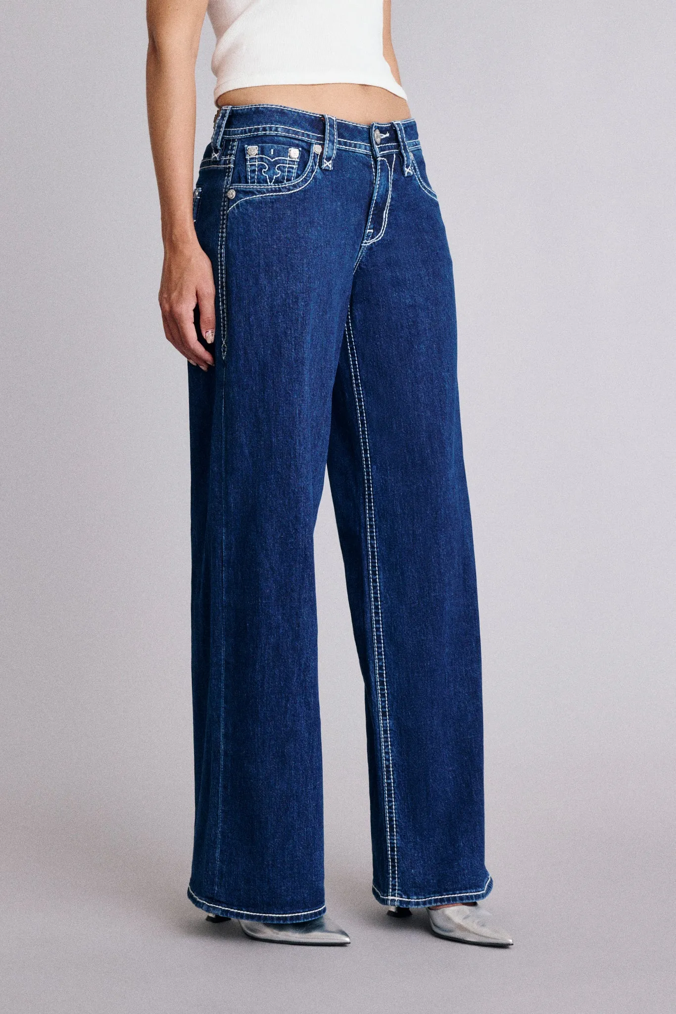Lana Low-Rise Wide-Leg Jeans sold by Rock Revival product image thumbnail 2