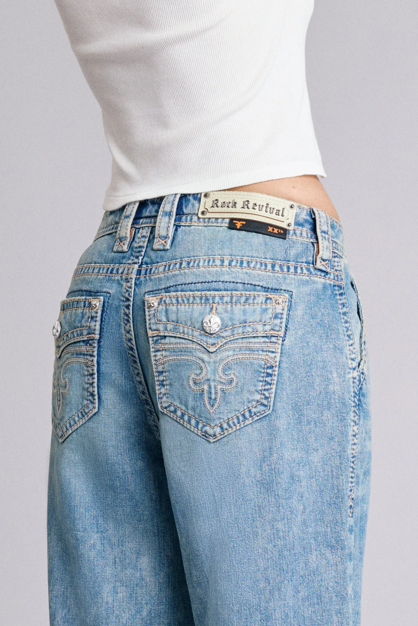 Alivia Relaxed Wide-Leg Jeans sold by Rock Revival product image thumbnail 4