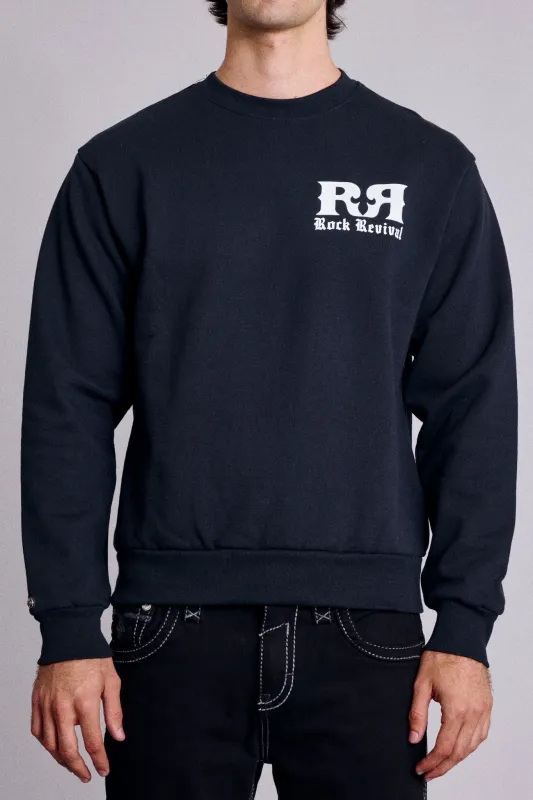 Hugo Crewneck Pullover Sweater sold by Rock Revival