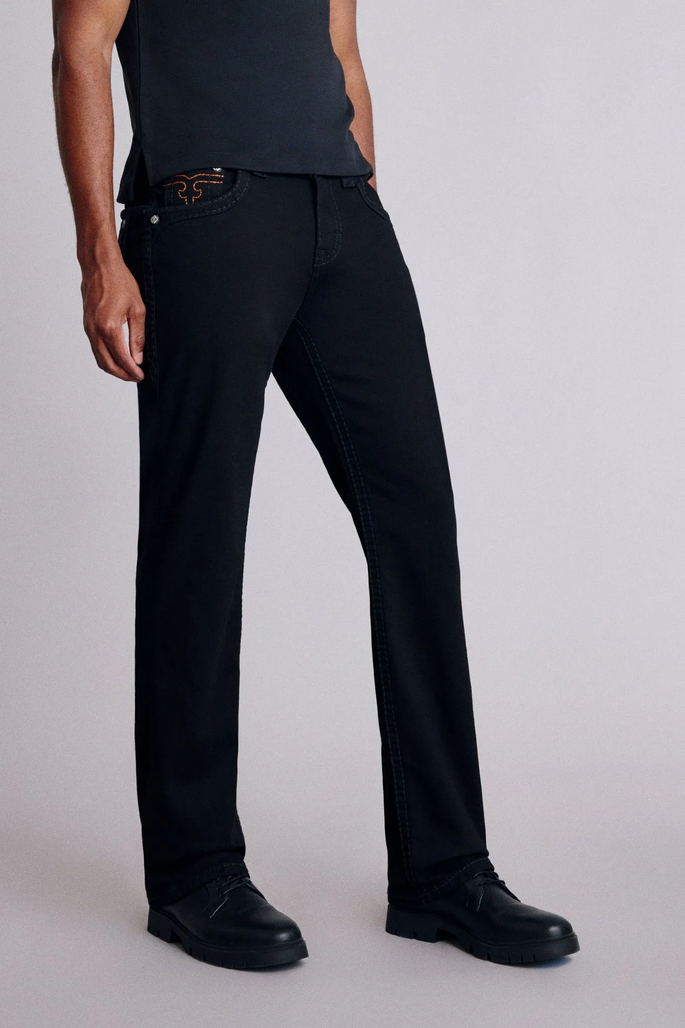 Titan Relaxed Straight Jeans sold by Rock Revival product image thumbnail 3