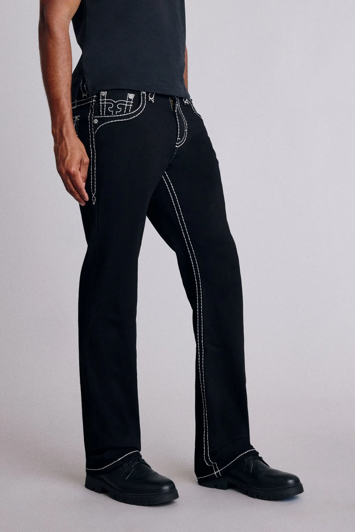 Titan Relaxed Straight Jeans sold by Rock Revival product image thumbnail 3