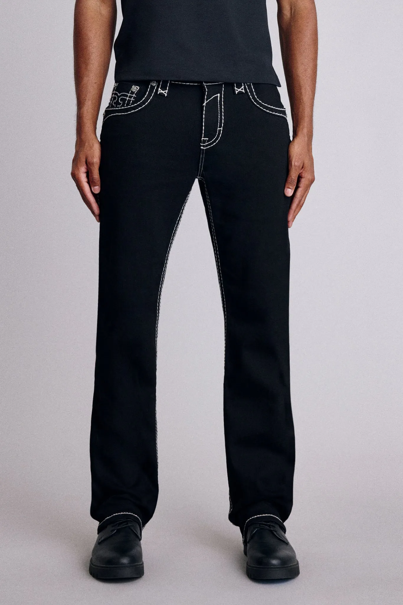 Titan Relaxed Straight Jeans sold by Rock Revival product image thumbnail 2