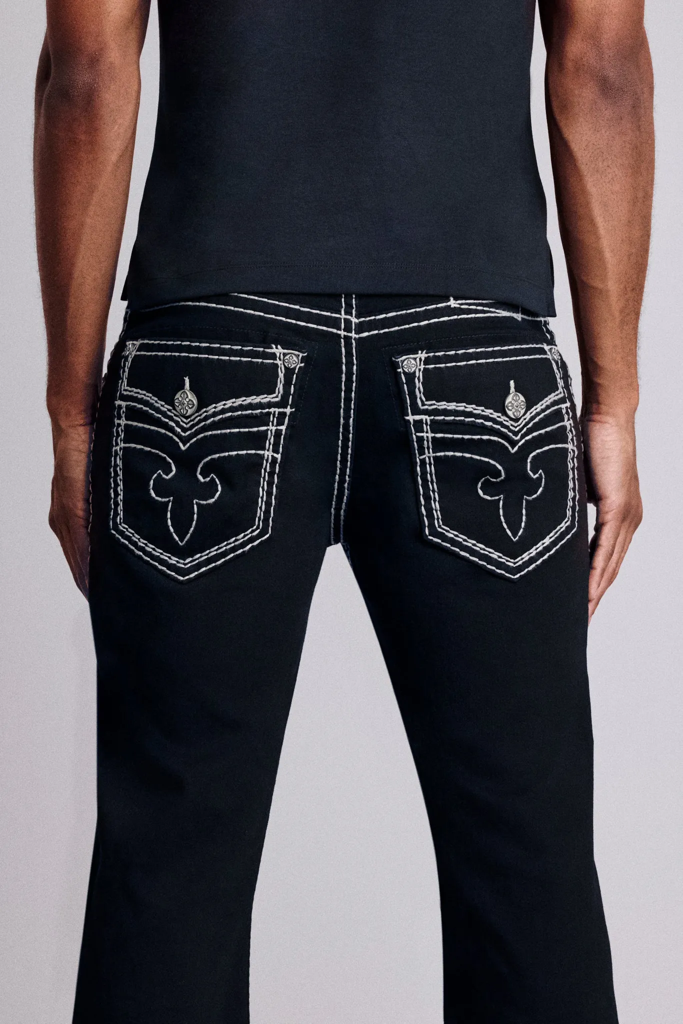 Titan Relaxed Straight Jeans sold by Rock Revival product image thumbnail 4