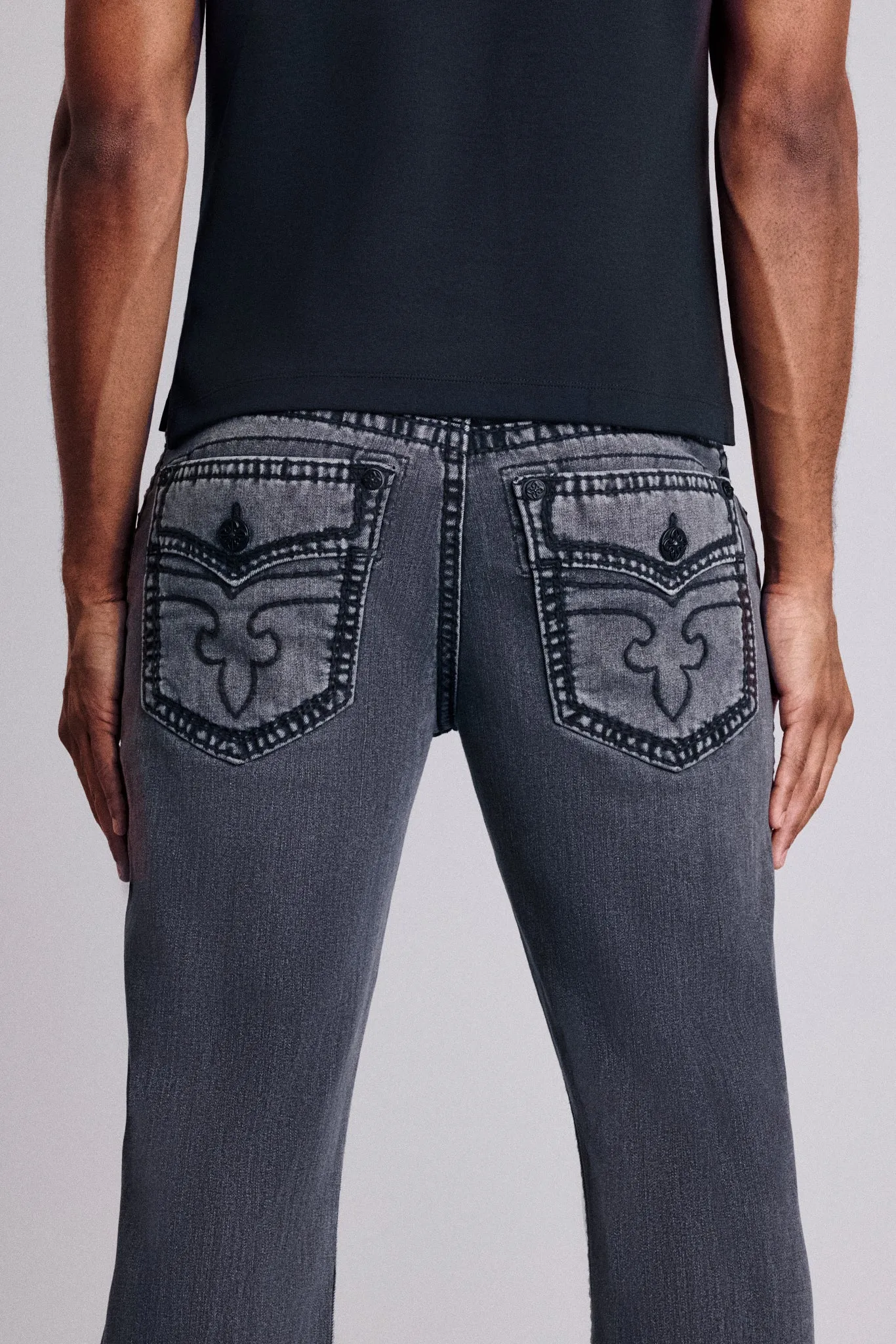 Titan Relaxed Straight Jeans sold by Rock Revival product image thumbnail 4