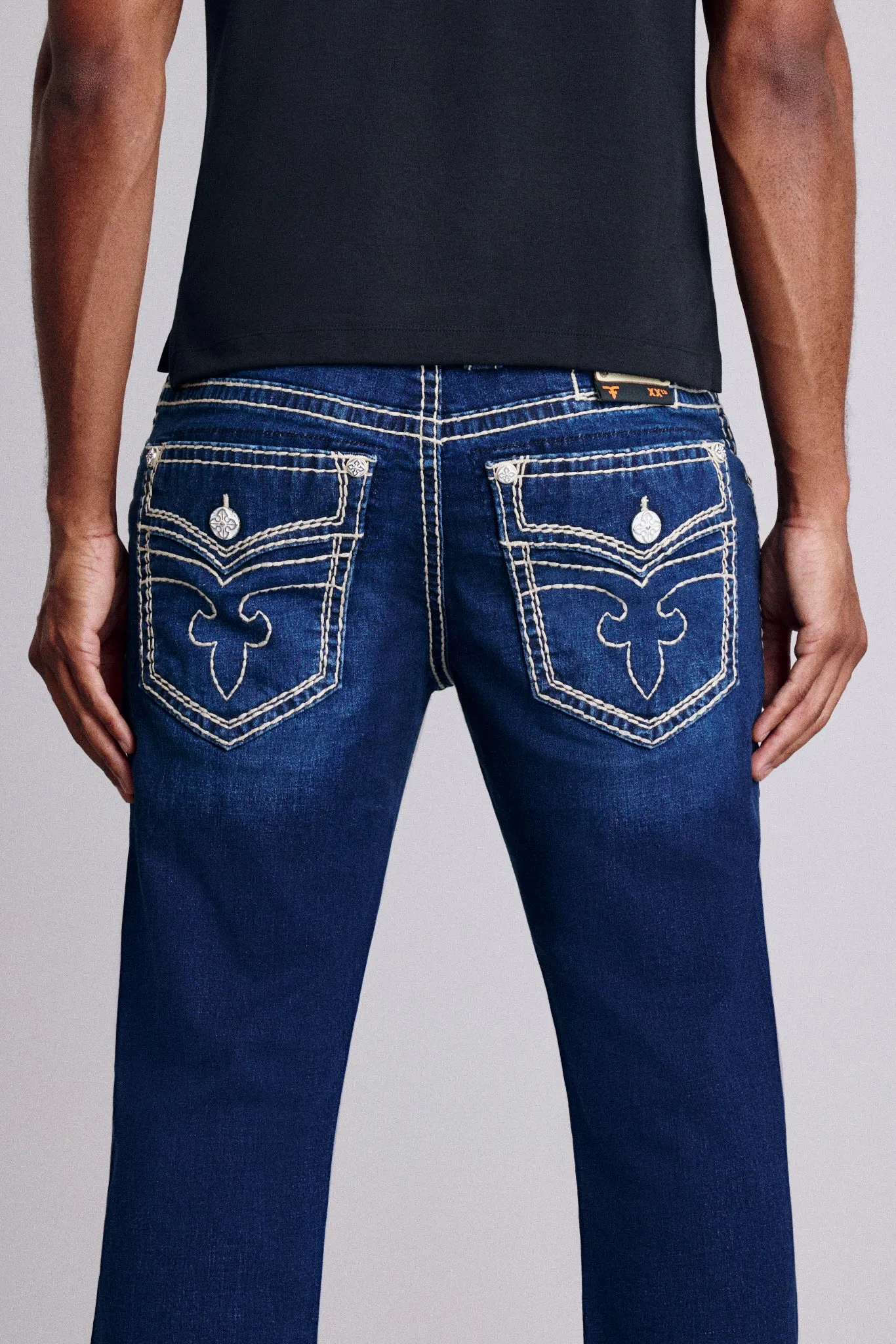 Titan Relaxed Straight Jeans sold by Rock Revival product image thumbnail 4