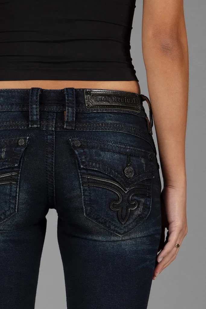 Gwen Super Low-Rise Bootcut Jeans sold by Rock Revival product image thumbnail 4