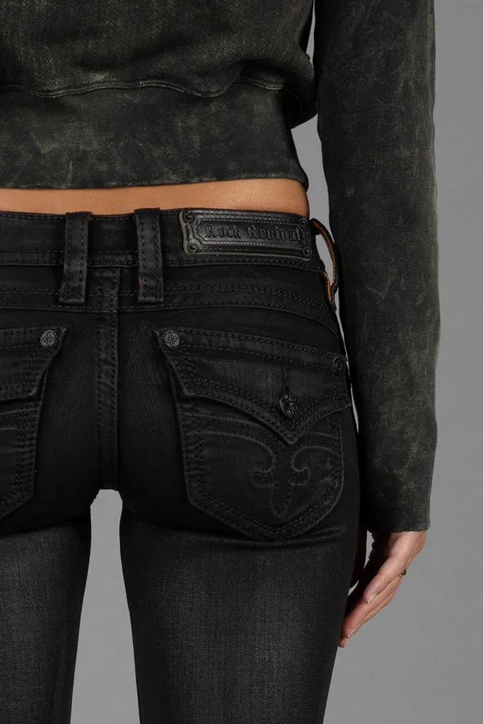 Gwen Super Low-Rise Bootcut Jeans sold by Rock Revival product image thumbnail 4