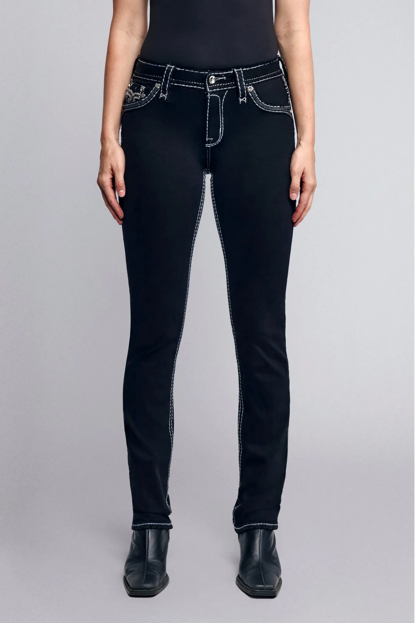 Yui Straight Jeans sold by Rock Revival product image thumbnail 3