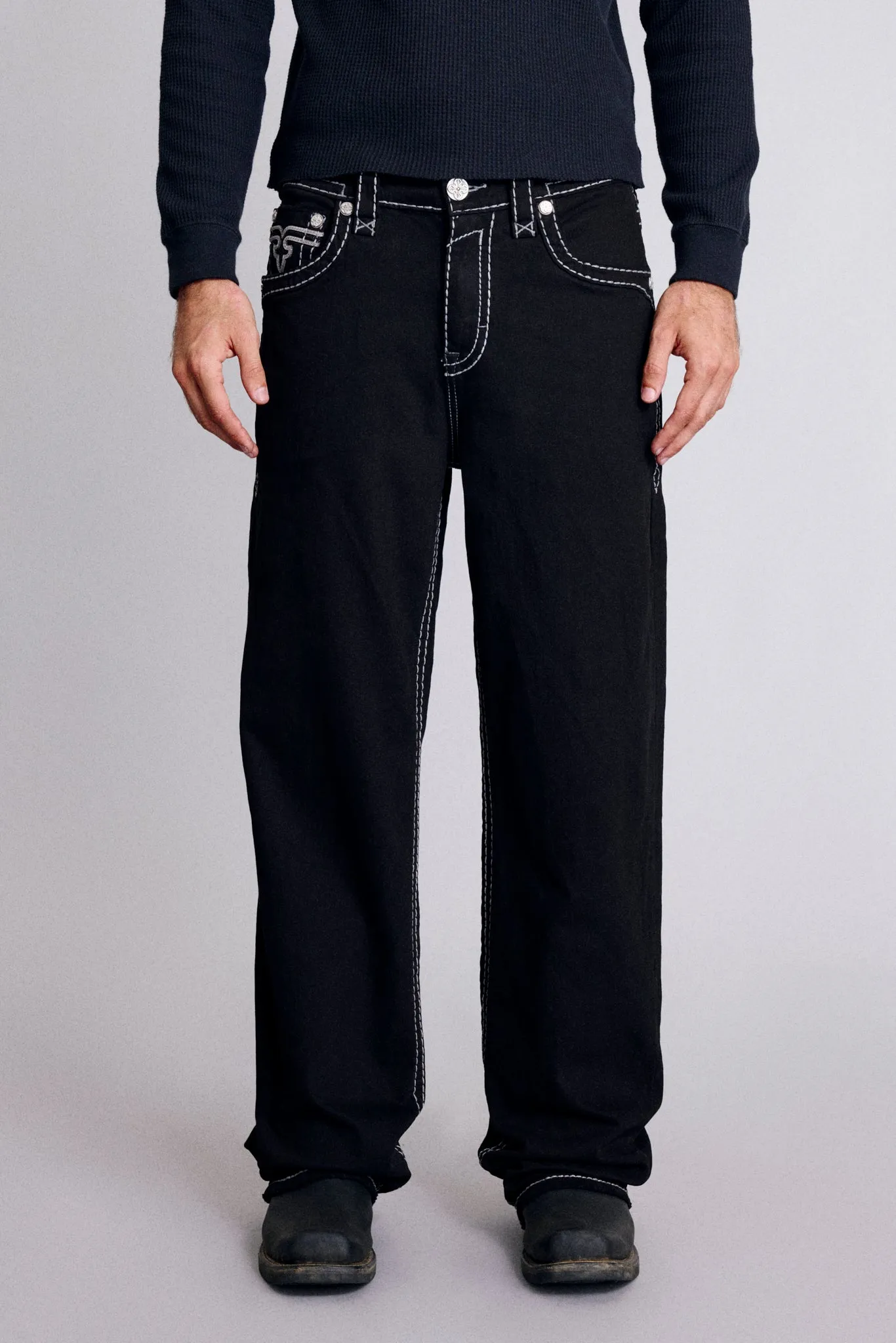 Arther Relaxed Fit Jeans sold by Rock Revival product image thumbnail 3