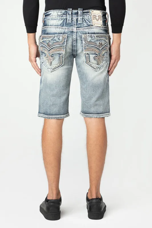 Satelite Denim Shorts sold by Rock Revival
