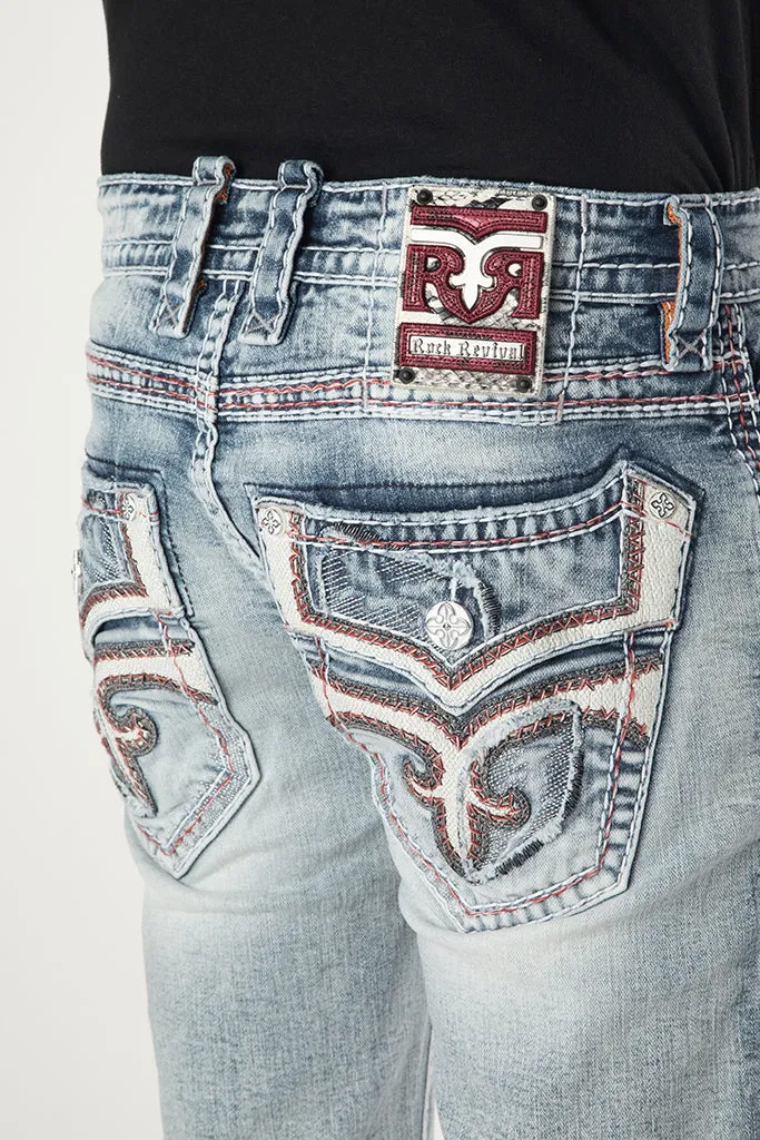Bradley Denim Shorts sold by Rock Revival product image thumbnail 4
