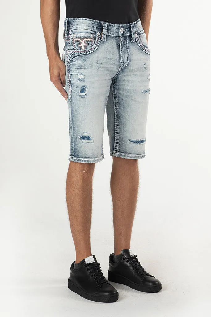 Bradley Denim Shorts sold by Rock Revival product image thumbnail 2