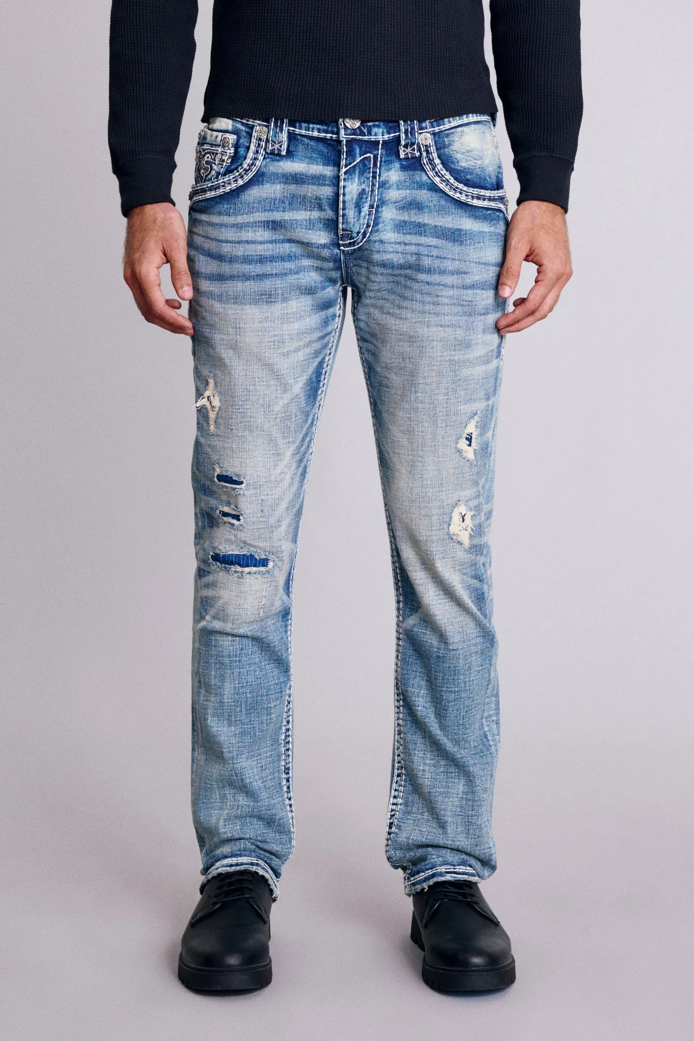 Landyn Alt Straight Jeans sold by Rock Revival product image thumbnail 3