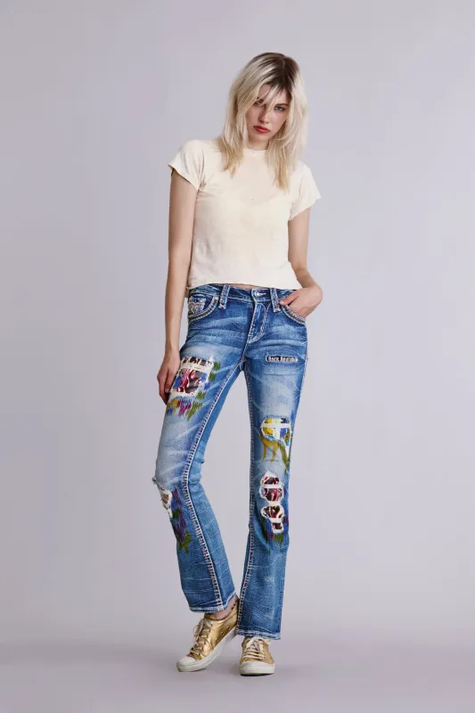 Harlow Bootcut Jeans made by Rock Revival