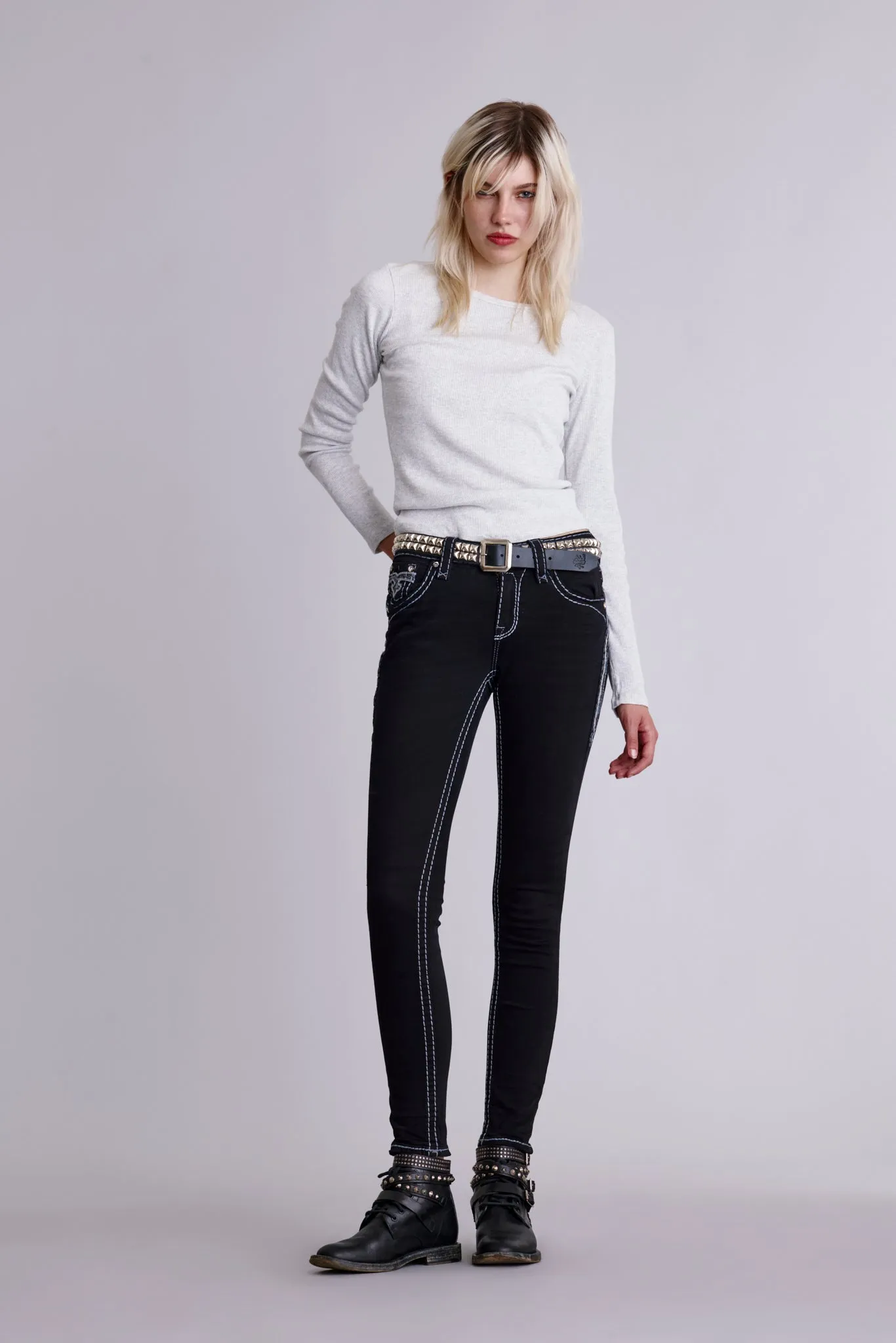 Bambi Skinny Jeans sold by Rock Revival product image thumbnail 3