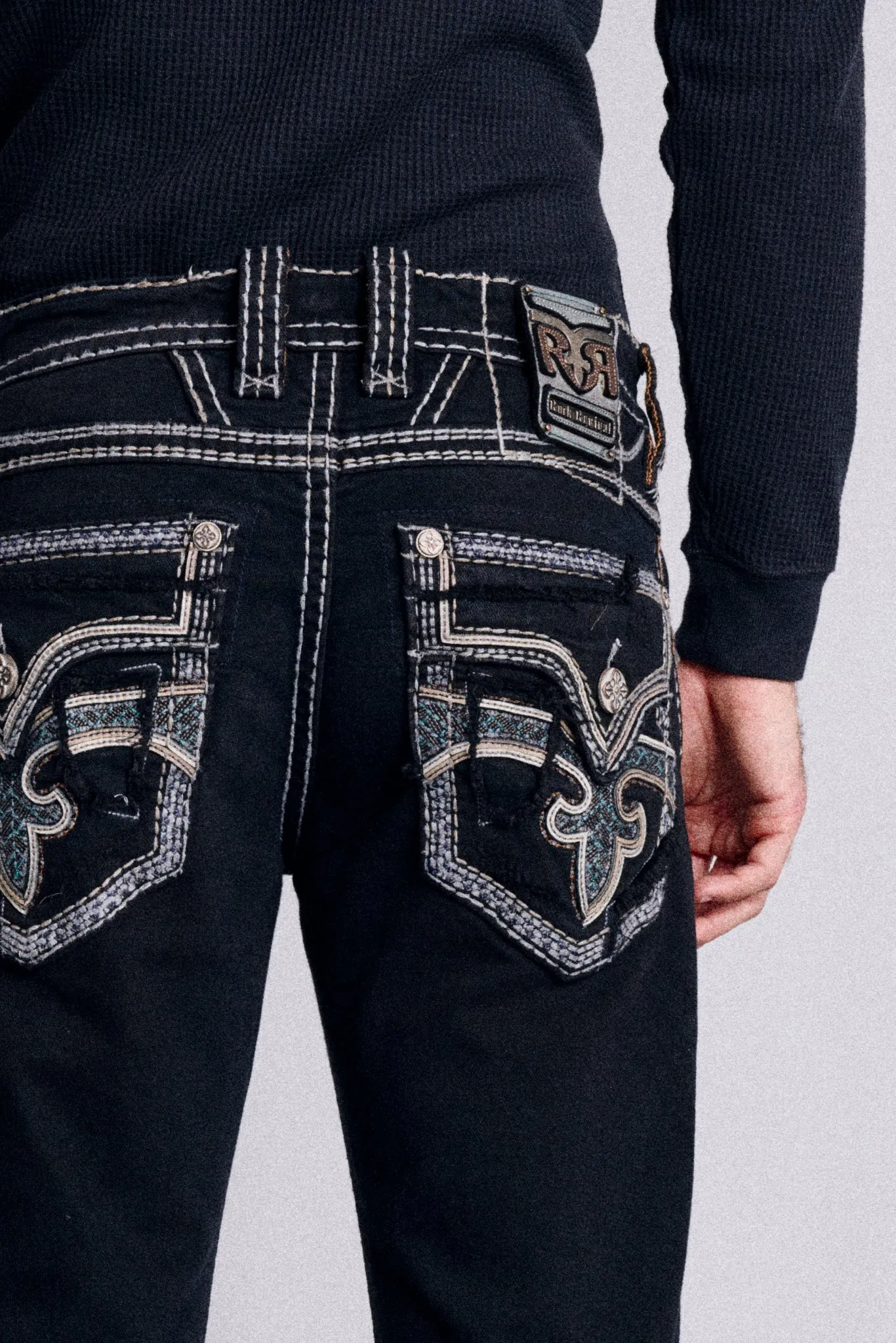 Zaid Bootcut Jeans sold by Rock Revival product image thumbnail 4