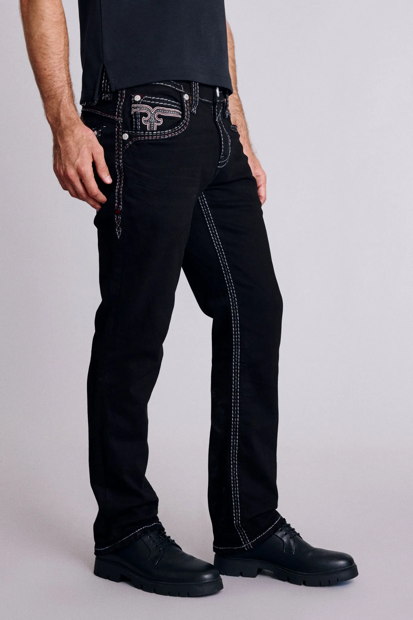 Tyrone Straight Jeans sold by Rock Revival product image thumbnail 2