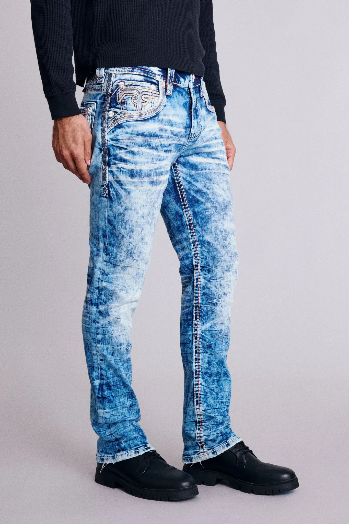 Cayden Alt Straight Jeans sold by Rock Revival product image thumbnail 2