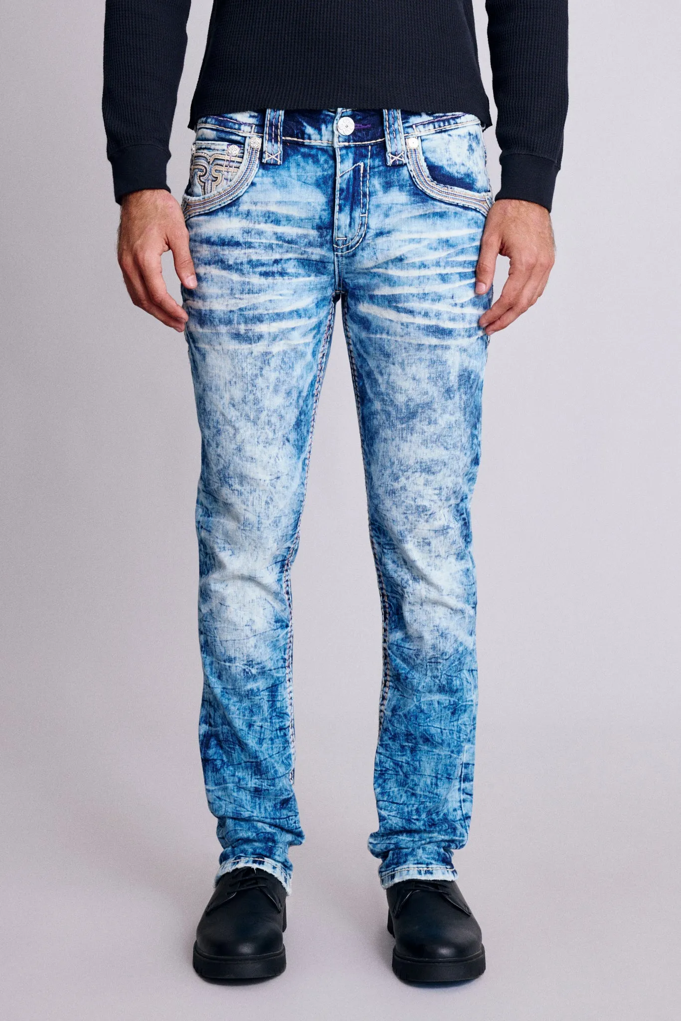Cayden Alt Straight Jeans sold by Rock Revival product image thumbnail 3