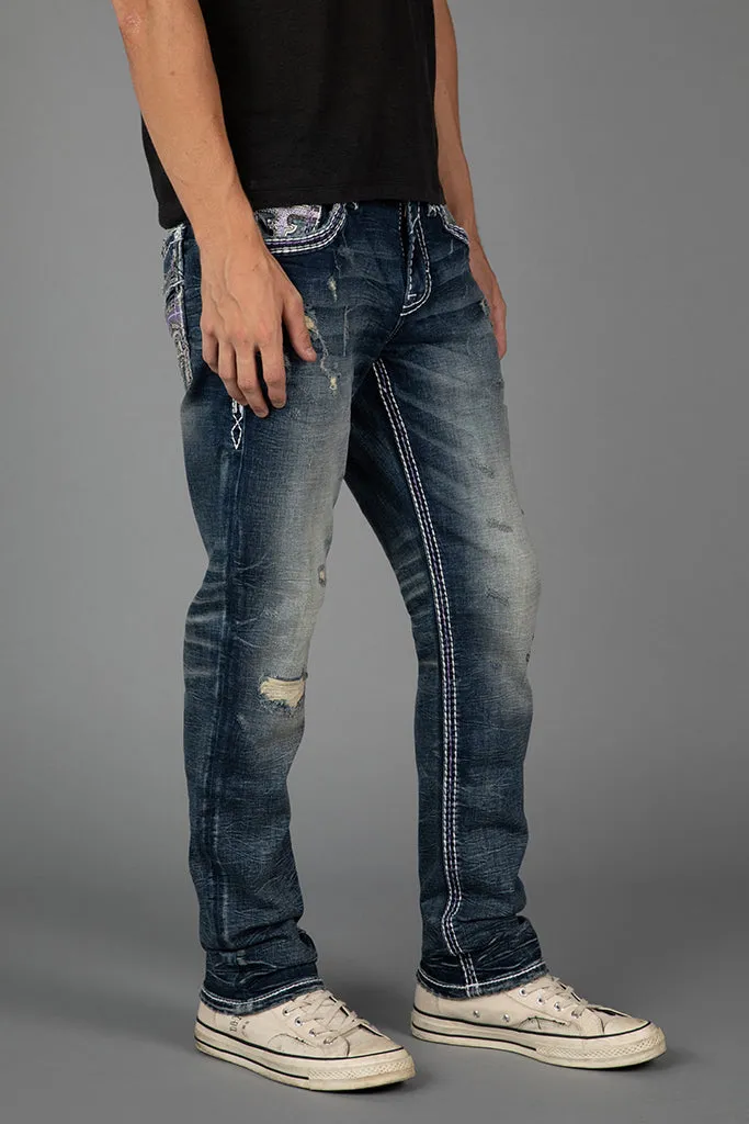 Meyrick Alt Straight Jeans sold by Rock Revival product image thumbnail 2