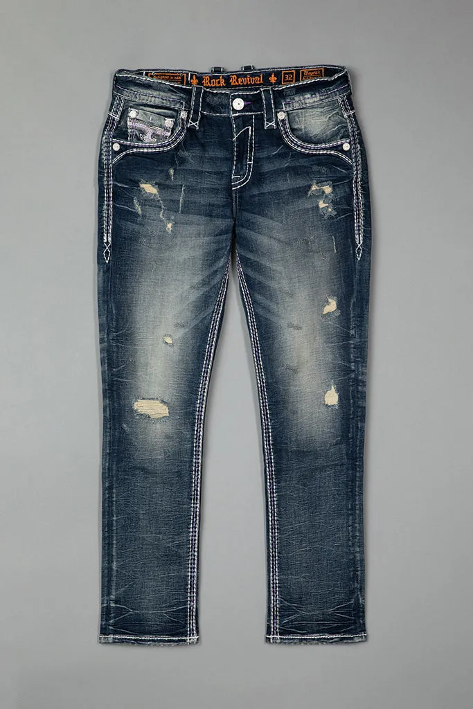Meyrick Alt Straight Jeans sold by Rock Revival product image thumbnail 5