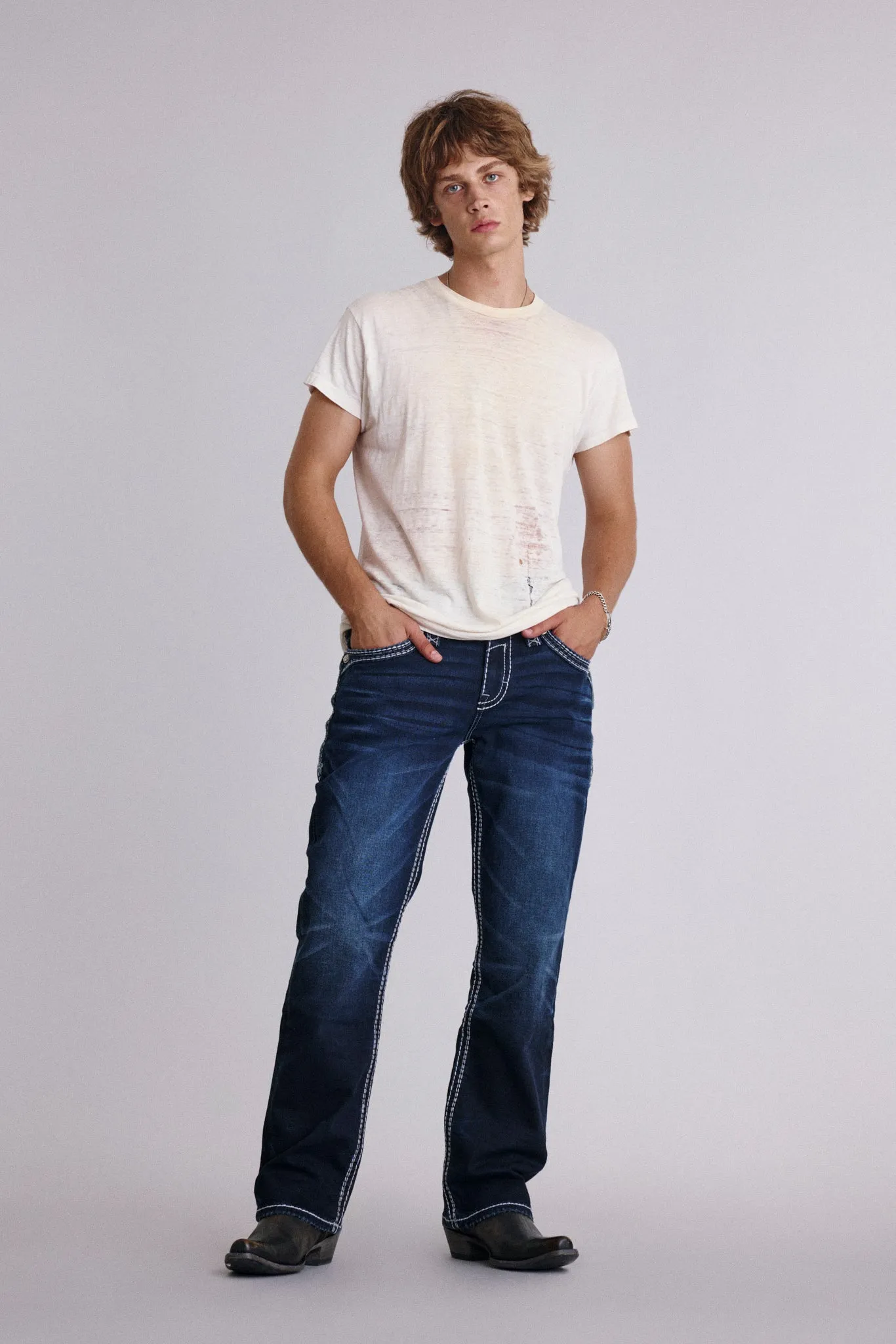 Karter Bootcut Jeans sold by Rock Revival product image thumbnail 3