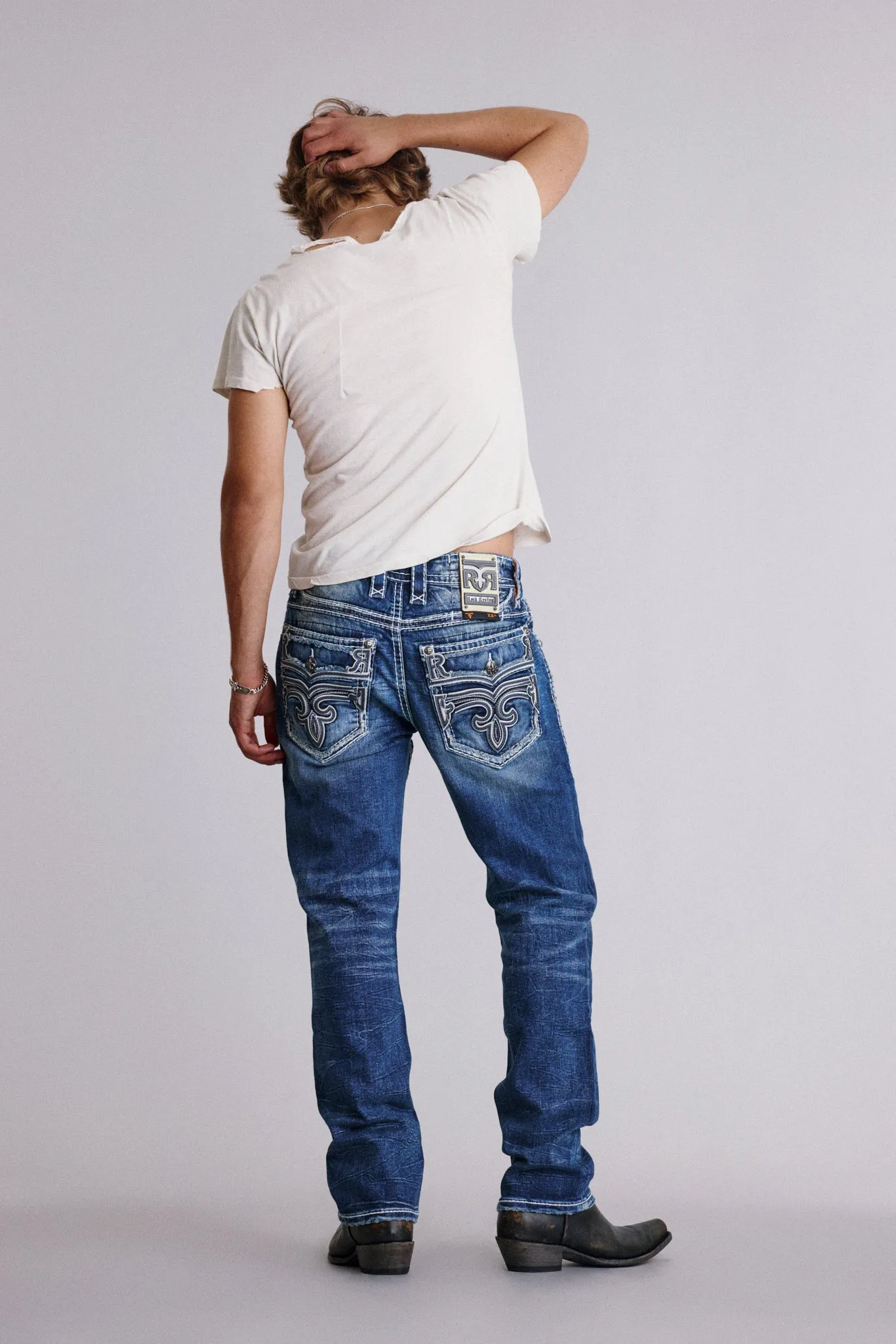 Jim Straight Jeans sold by Rock Revival product image thumbnail 2