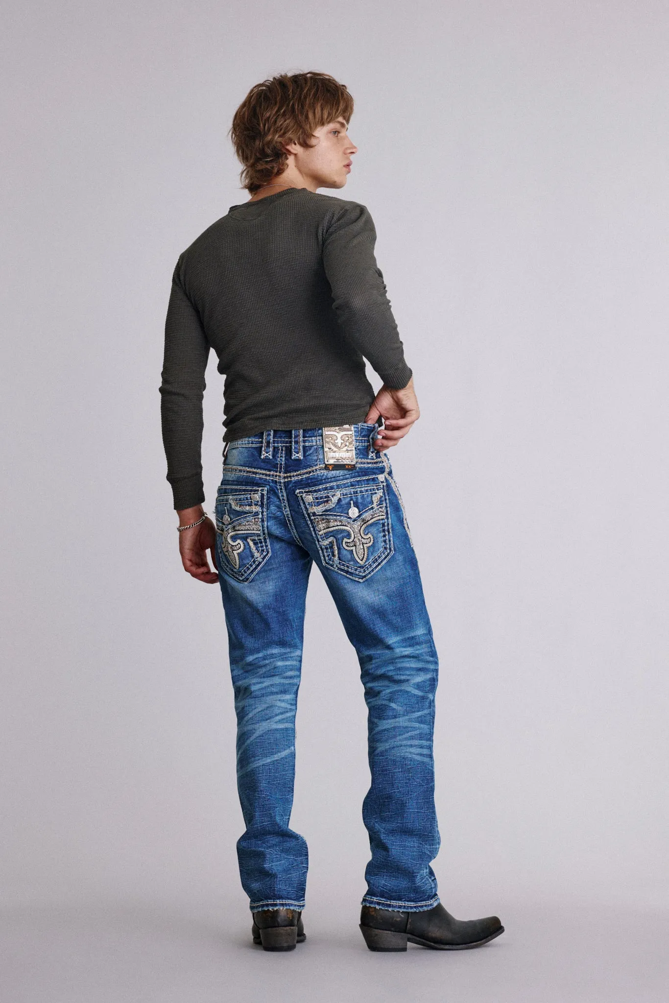 Jameson Straight Jeans sold by Rock Revival product image thumbnail 3
