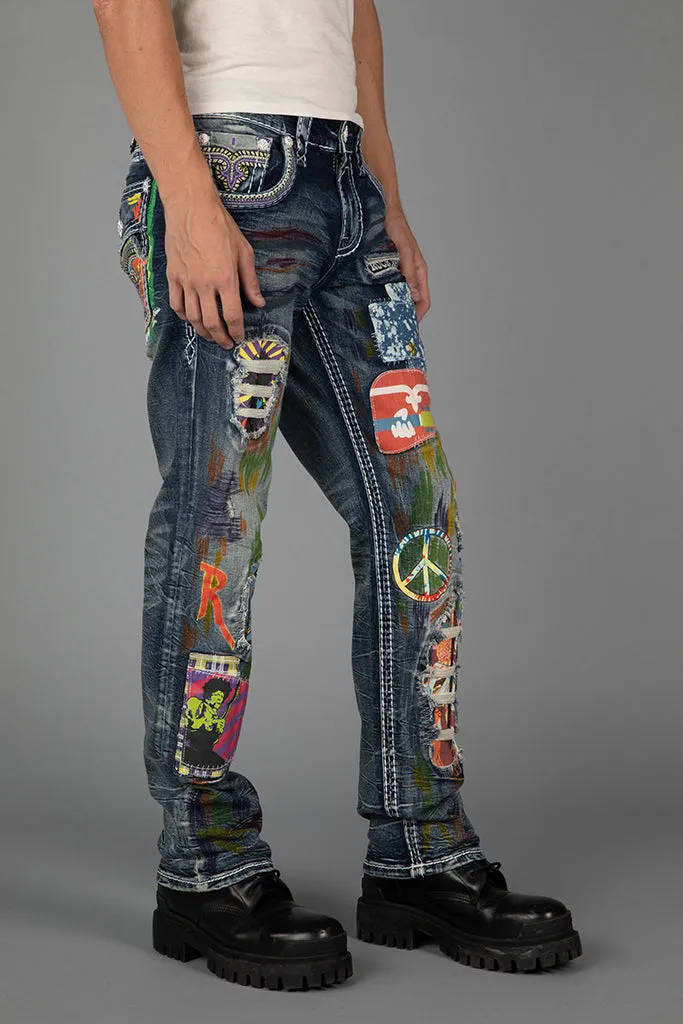 Armie Straight Jeans sold by Rock Revival product image thumbnail 2
