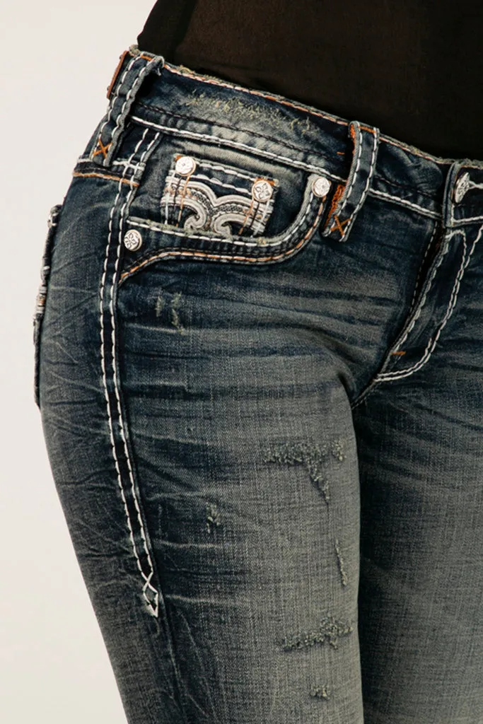 Silken Bootcut Jeans sold by Rock Revival product image thumbnail 5