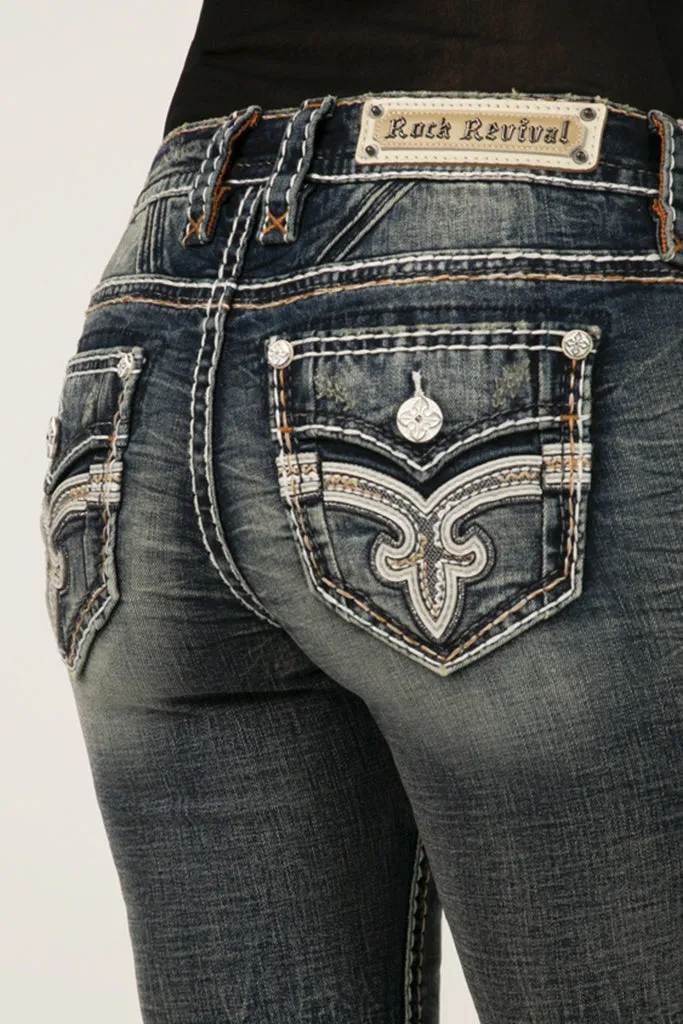 Silken Bootcut Jeans sold by Rock Revival product image thumbnail 4