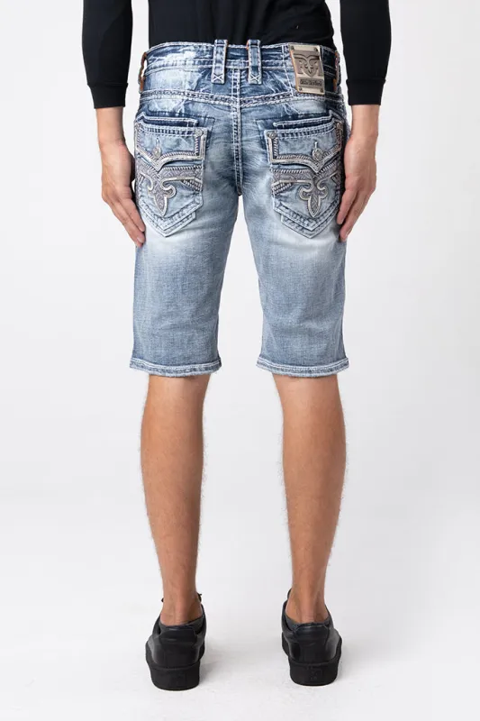Dimitri Denim Shorts sold by Rock Revival